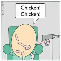 Post image for Egg Vs. the TV: The Chicken & The Egg #22